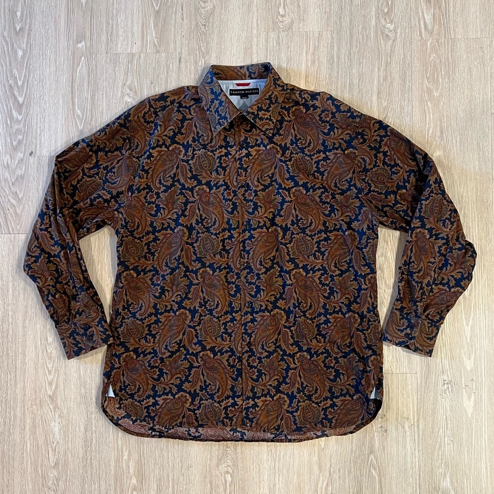 Tommy Hilfiger Paisley Button Up Shirt